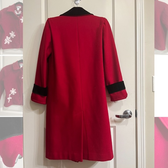 Vintage Red Coat - Picture 7 of 9